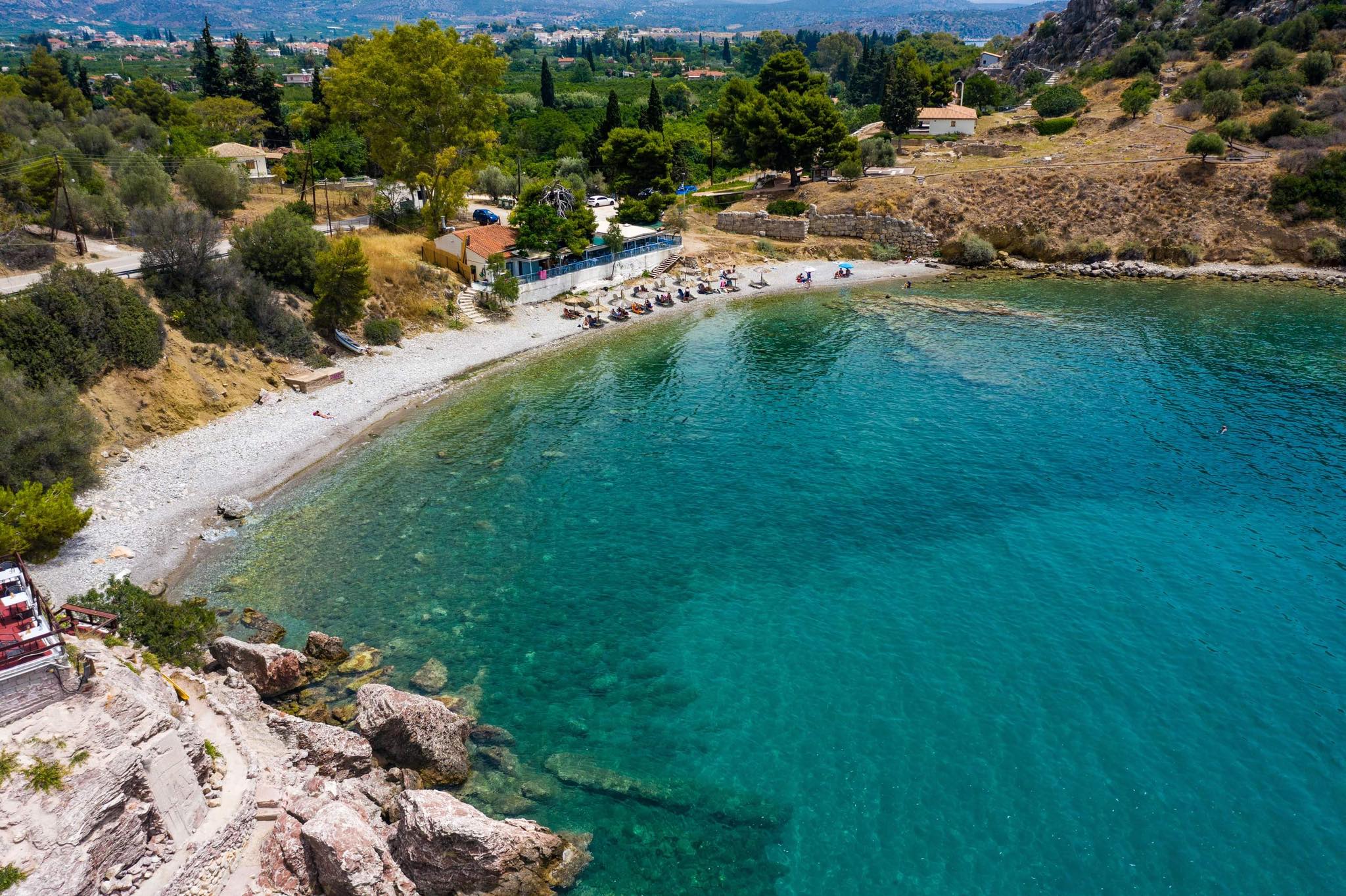 Kastraki Beach near Nafplio