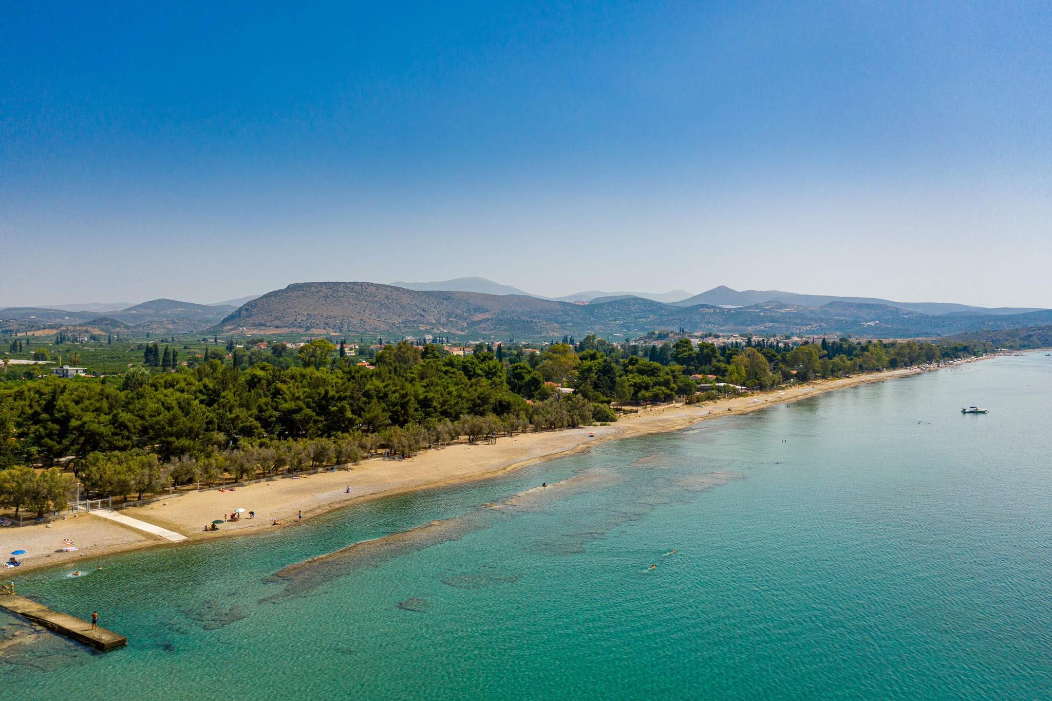 Plaka Beach, Drepano near Nafplio